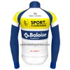 Set Fietsshirt Lange Mouw + Lange Koersbroek 2022 Sport Vlaanderen-Baloise Geel Blauw Wit